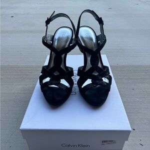 Calvin Klein Woman Black Heels Sz. 6